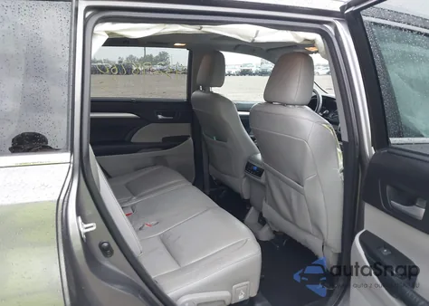 2015 Toyota Highlander Xle V6 from USA, damaged, VIN 5TDJKRFH2FS198098